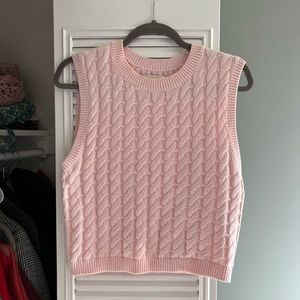Pink Sweater Vest from Abercrombie & Fitch